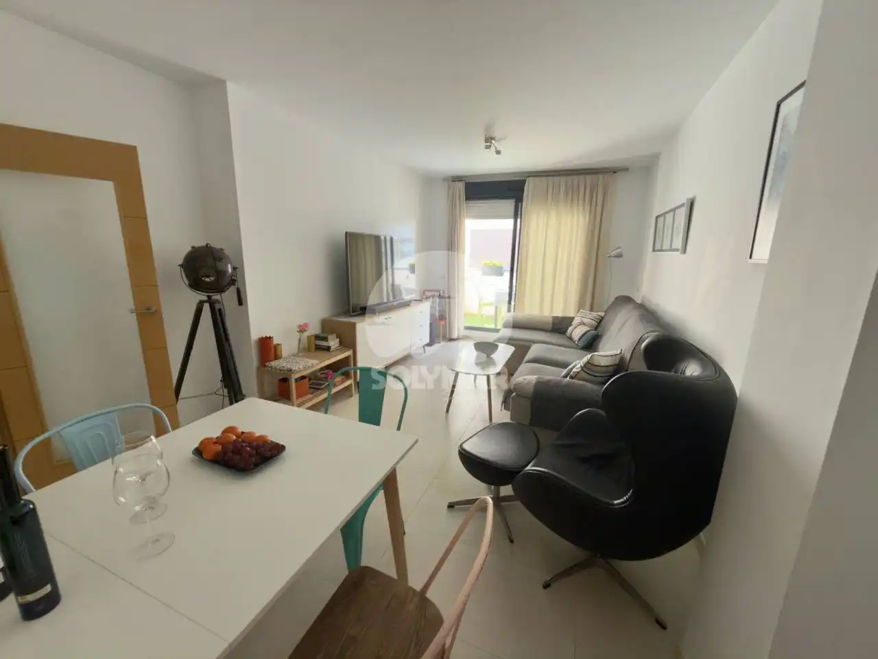 Sala d'estar de Àtic de lloguer en Vélez-Málaga amb Aire condicionat, Calefacció i Terrassa