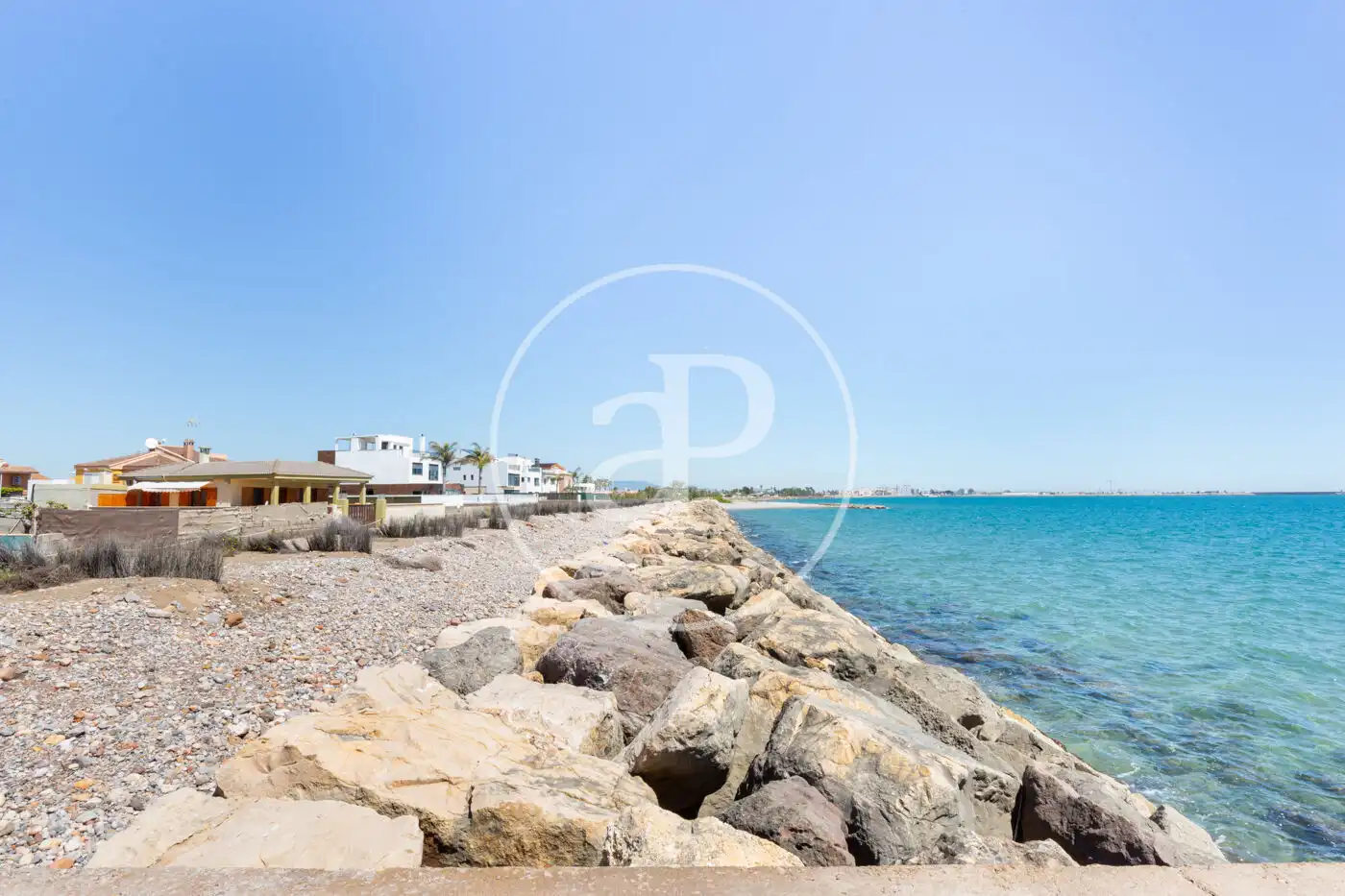 Vista exterior de Casa adosada en venta en Burriana / Borriana con Aire acondicionado, Calefacción y Jardín privado