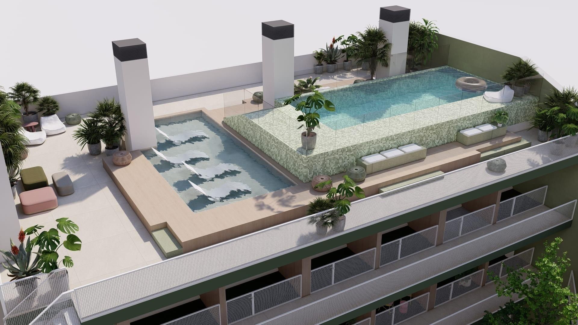 Piscina de Pis en venda en  Murcia Capital