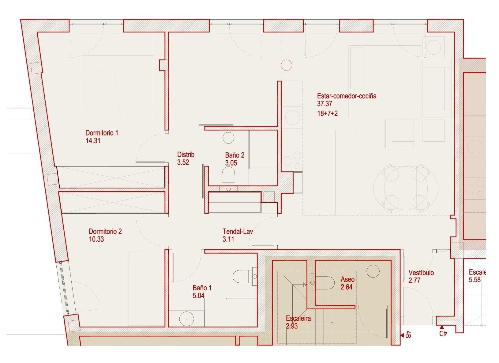 Flat for sale in Santiago de Compostela   with Heating and Storage room