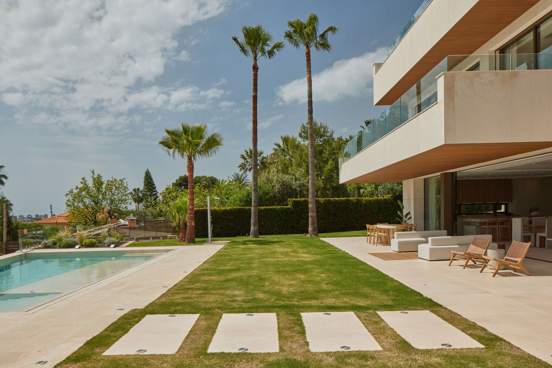 Jardí de Casa o xalet en venda en Málaga Capital amb Jardí privat, Piscina i Moblat