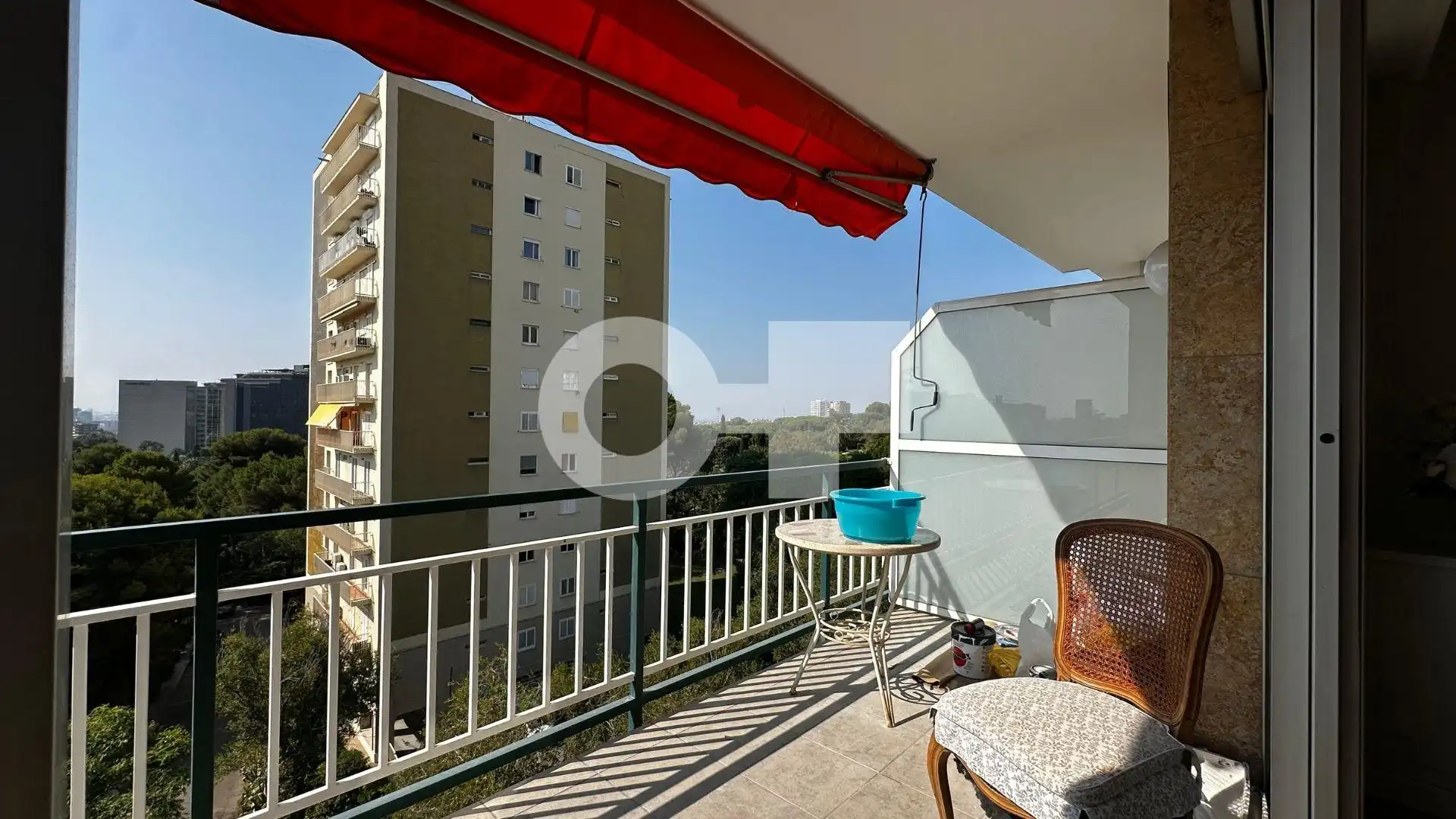 Terrasse von Wohnung zur Miete in Barcelona mit Parkett, Terrasse und Alarm