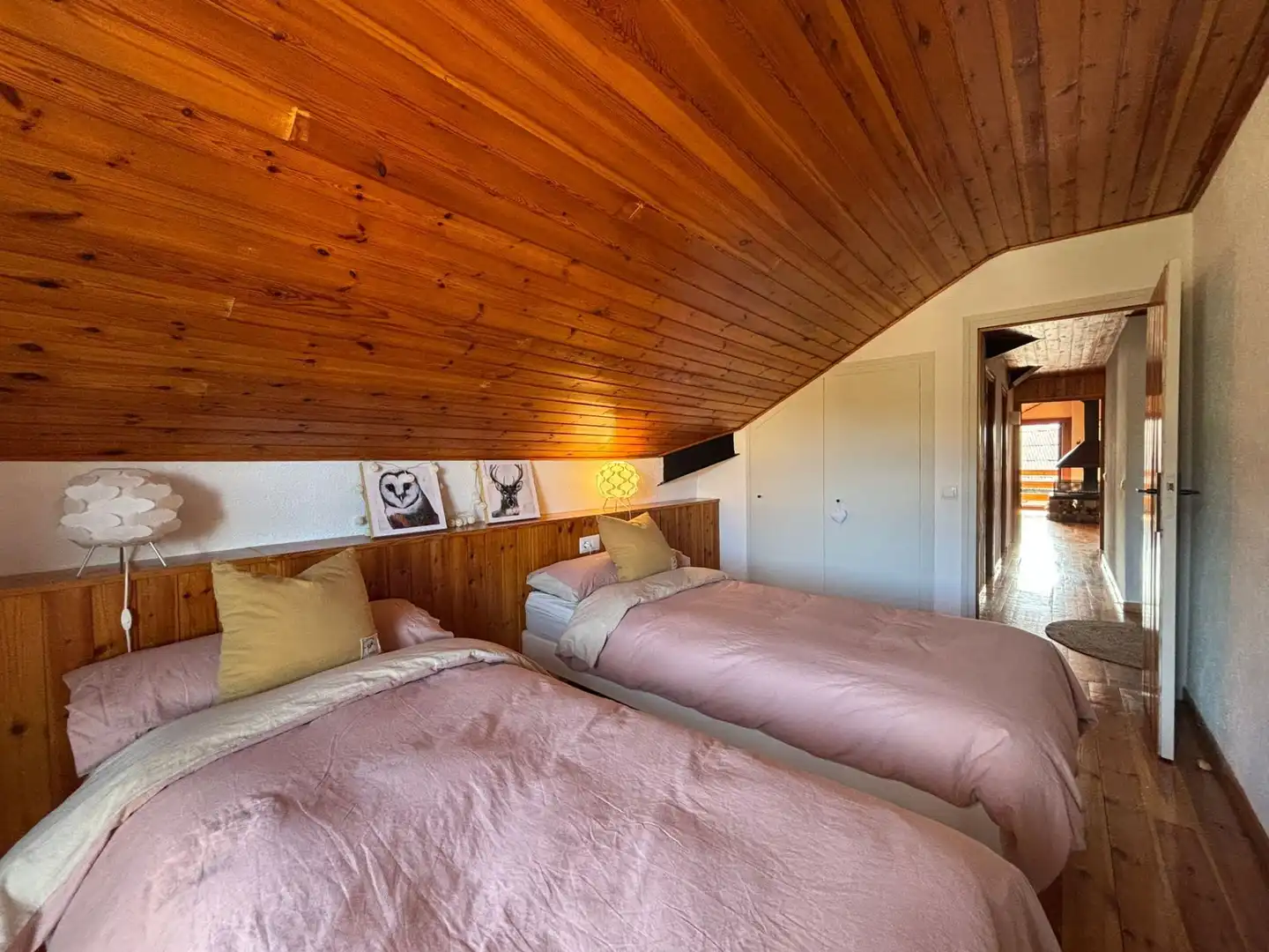 Dormitori de Apartament de lloguer en Alp amb Calefacció i Moblat