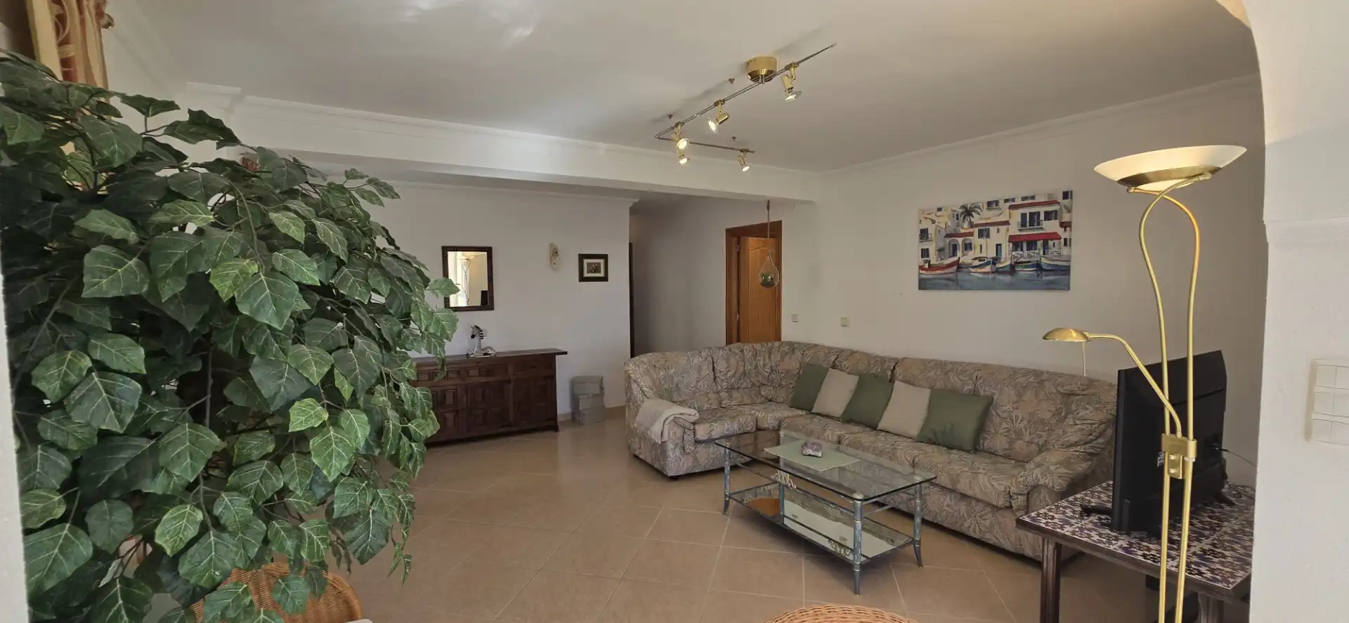 Wohnzimmer von Wohnung zur Miete in Algarrobo mit Klimaanlage, Heizung und Terrasse