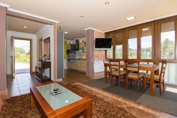 Sala de estar de Casa o chalet en venta en A Guarda   con Calefacción, Jardín privado y Terraza