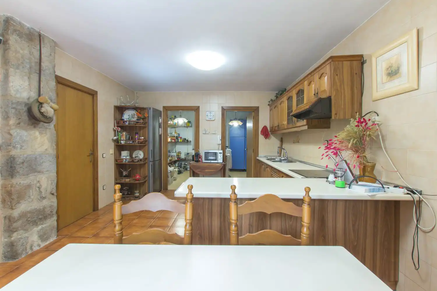 Cocina de Casa o chalet en venta en Atetz con Calefacción, Terraza y Amueblado