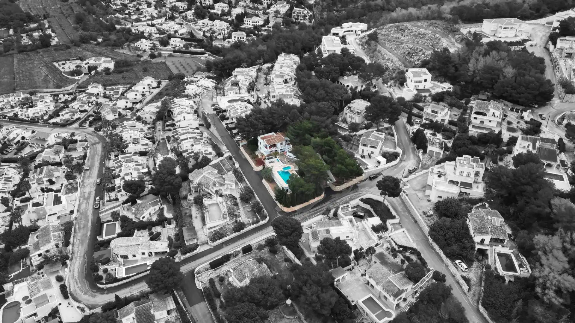 Vista exterior de Casa o chalet en venta en Moraira con Jardín privado, Terraza y Trastero