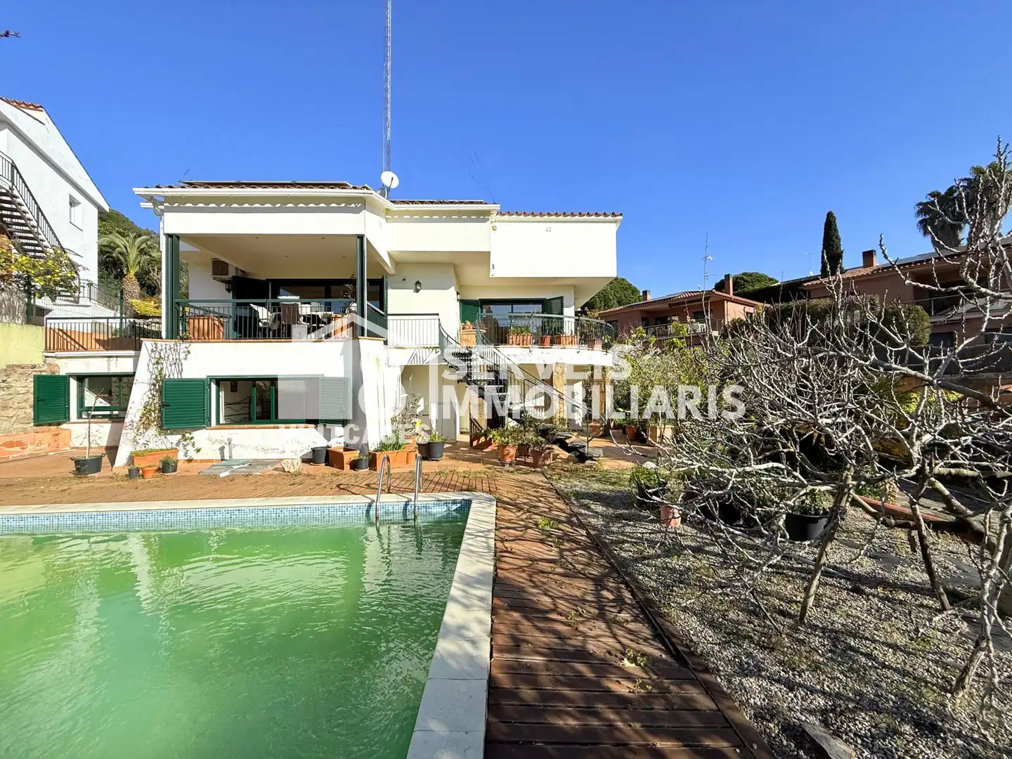 Vista exterior de Casa o chalet en venta en Sant Vicenç de Montalt con Calefacción, Jardín privado y Piscina