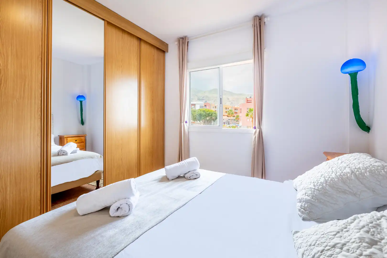 Bedroom of Apartments for rent in Candelaria  with Air Conditioner, Heating and Parquet flooring