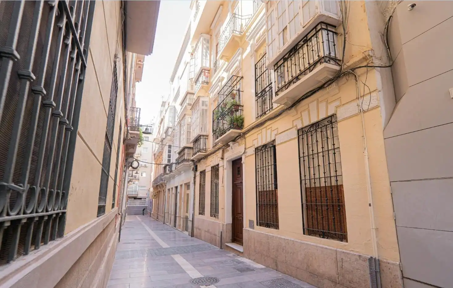 Vista exterior de Estudi de lloguer en Málaga amb Calefacció i Moblat