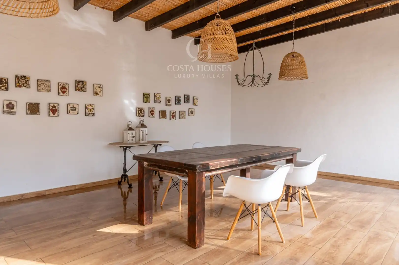Dining room of Houses for sale in Jávea / Xàbia  with Air Conditioner, Heating and Private garden