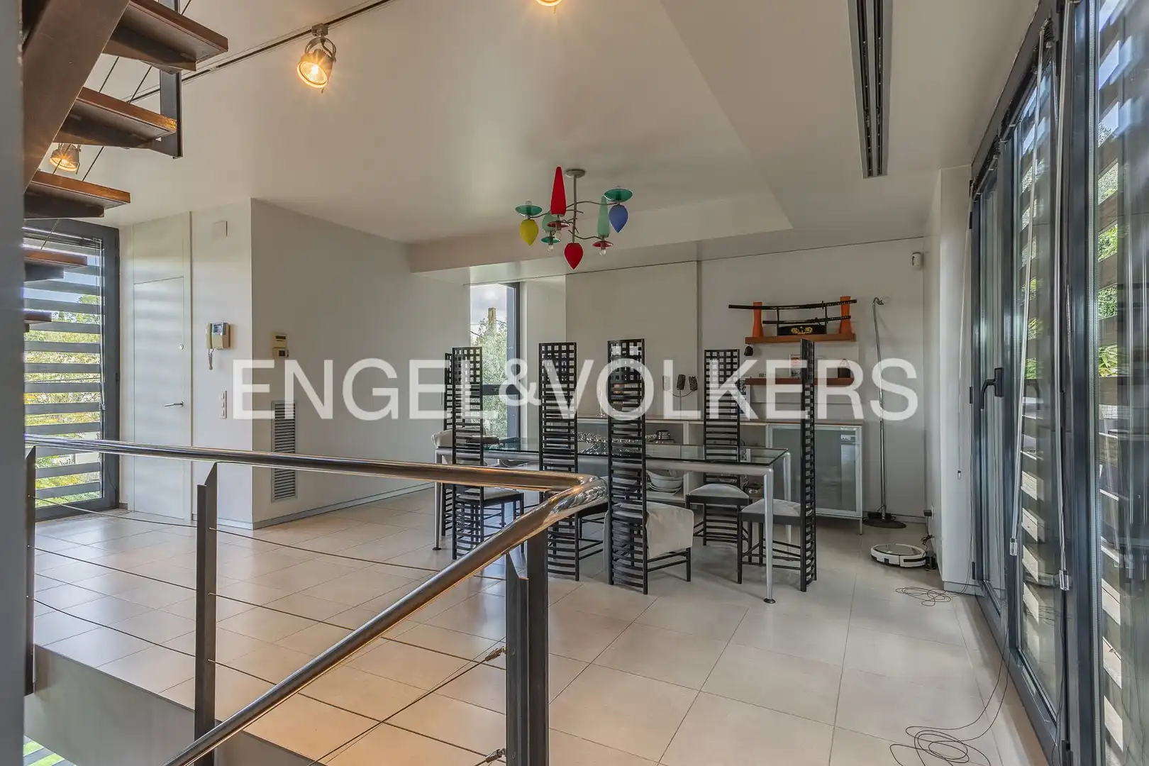 Dining room of Houses for sale in Sant Cugat del Vallès  with Air Conditioner, Heating and Private garden
