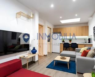 Living room of Flat for sale in  Madrid Capital  with Heating