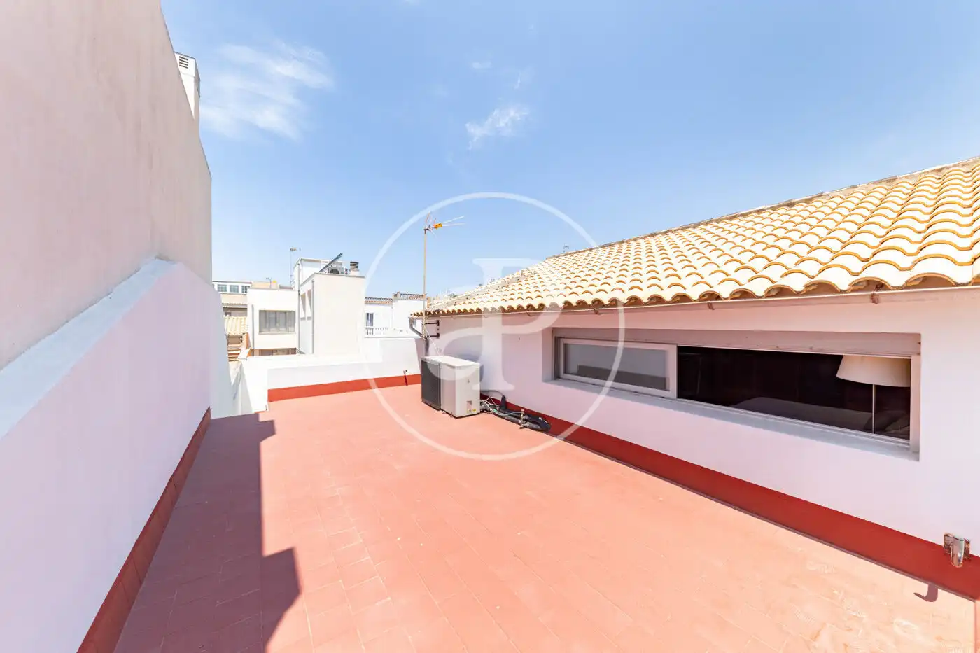 Terrasse von Einfamilien-Reihenhaus zur Miete in  Palma de Mallorca mit Klimaanlage, Heizung und Privatgarten