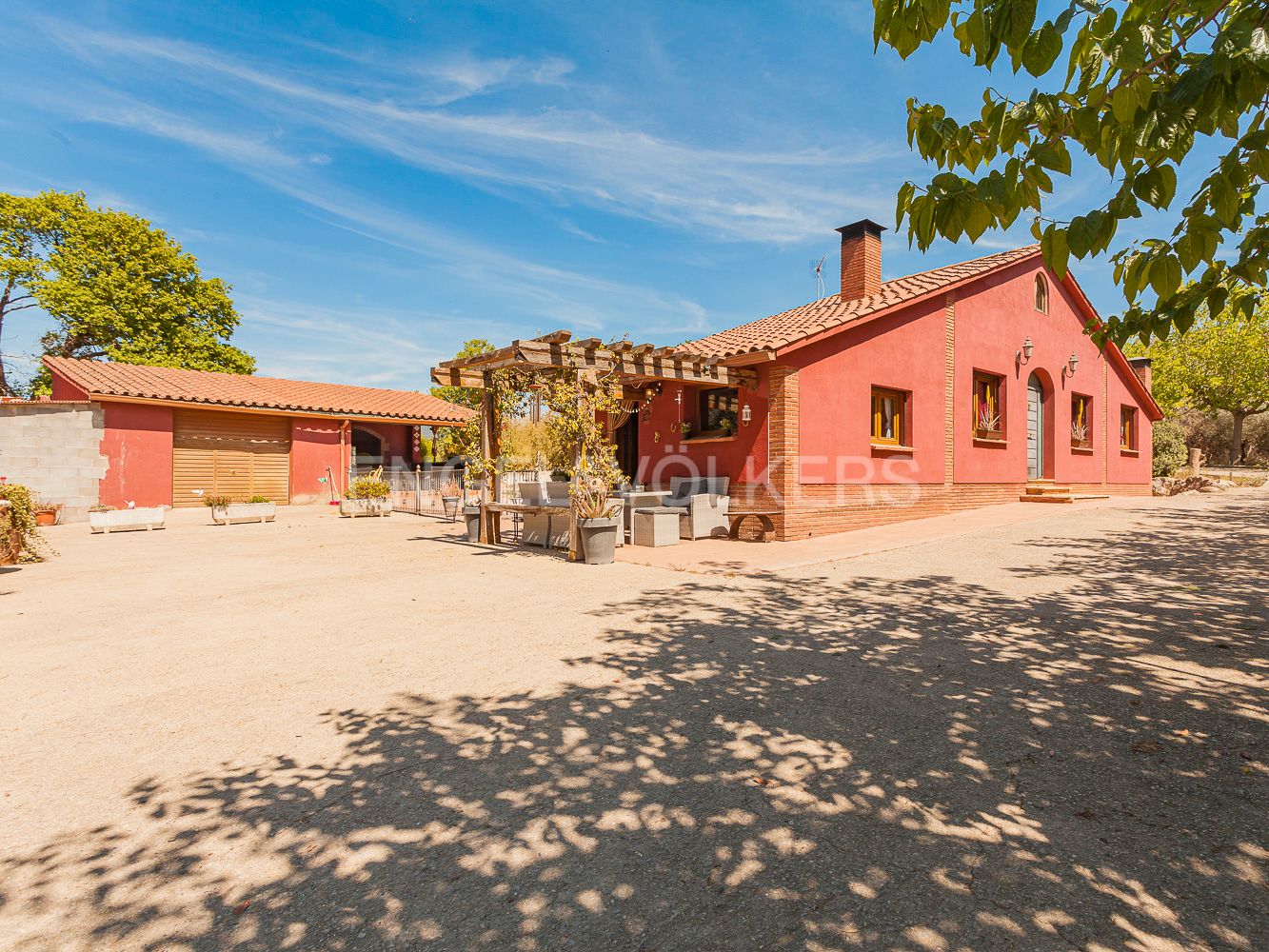 Vista exterior de Finca rústica en venta en Sentmenat con Calefacción, Jardín privado y Parquet