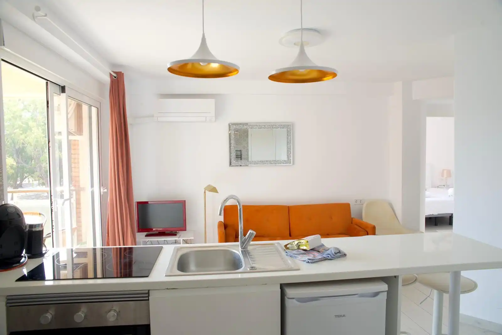 Kitchen of Apartments for rent in Dénia  with Air Conditioner, Heating and Furnished