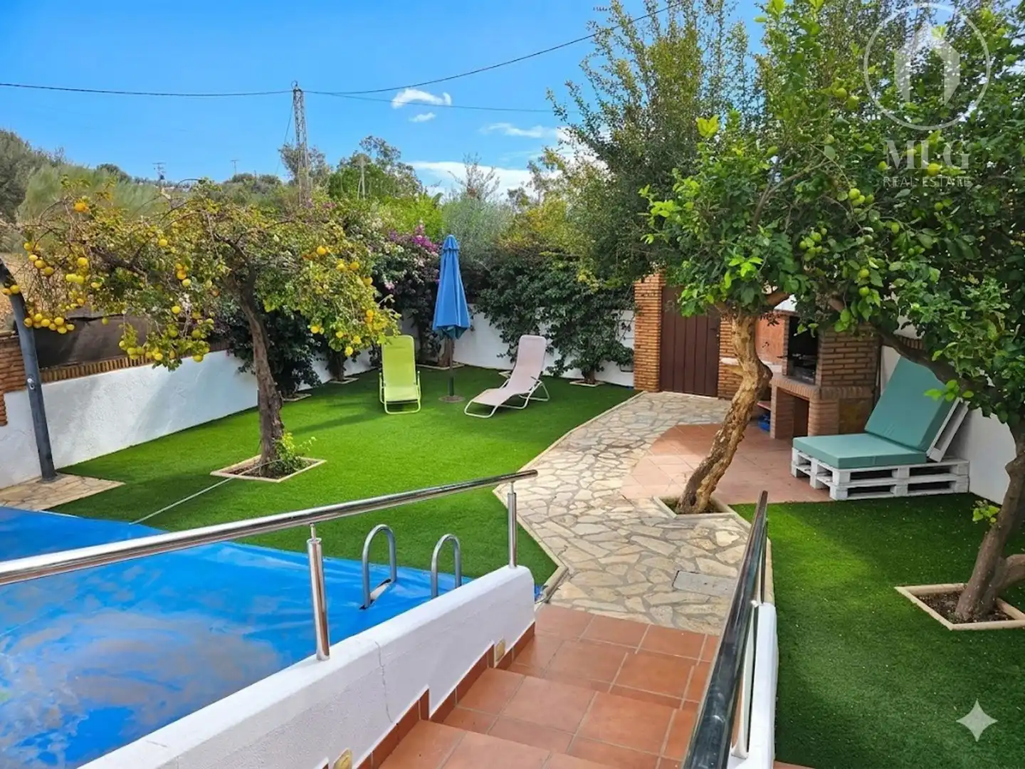 Piscina de Casa o chalet en venta en Alfarnatejo con Calefacción, Terraza y Trastero