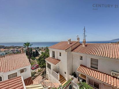 Exterior view of Single-family semi-detached for sale in Rincón de la Victoria  with Air Conditioner, Terrace and Balcony