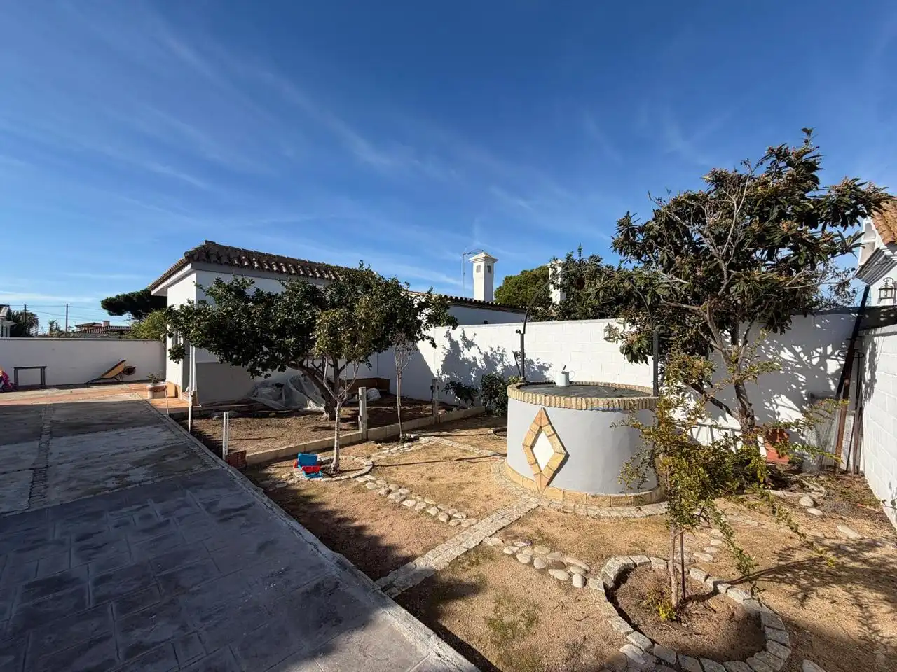 Jardín de Casa o chalet en venta en Chipiona con Aire acondicionado, Jardín privado y Piscina