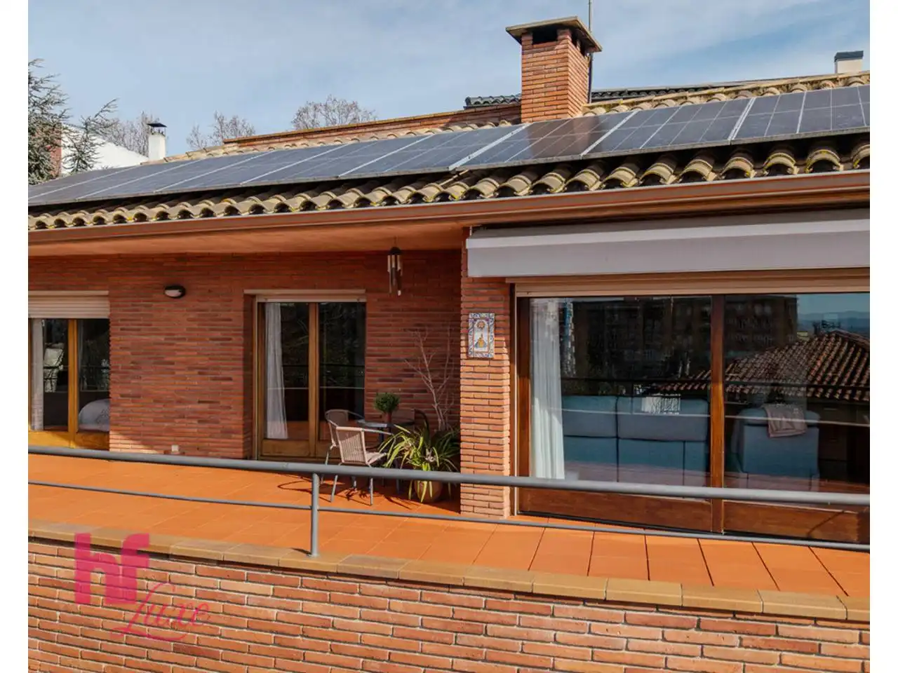 Terraza de Casa o chalet en venta en Granollers con Calefacción, Jardín privado y Parquet