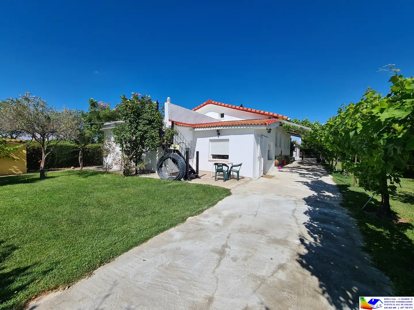 Jardín de Casa o chalet en venta en Fuente El Saz de Jarama con Aire acondicionado, Calefacción y Jardín privado