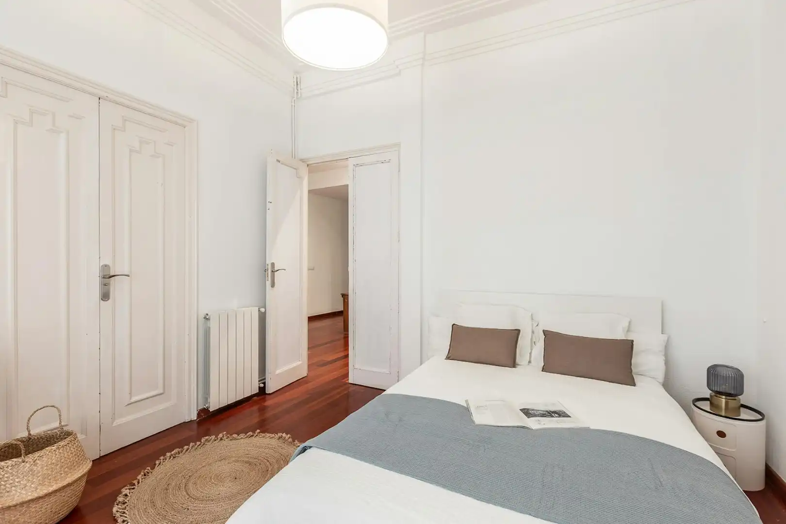 Schlafzimmer von Wohnung zur untervermieten in Valencia mit Klimaanlage, Möbliert und Internet