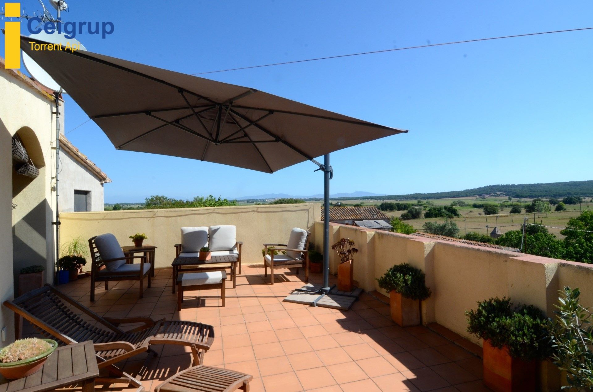 Terrace of Country house for sale in Torroella de Montgrí  with Air Conditioner, Heating and Terrace