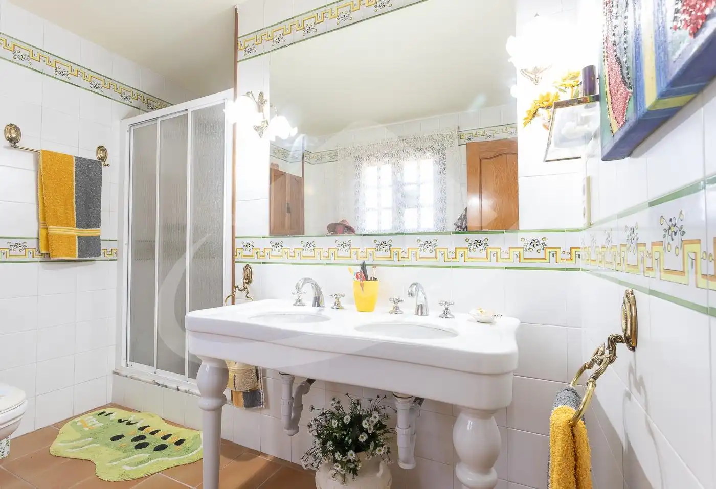 Baño de Casa o chalet en venta en Castellar del Vallès con Calefacción, Jardín privado y Trastero