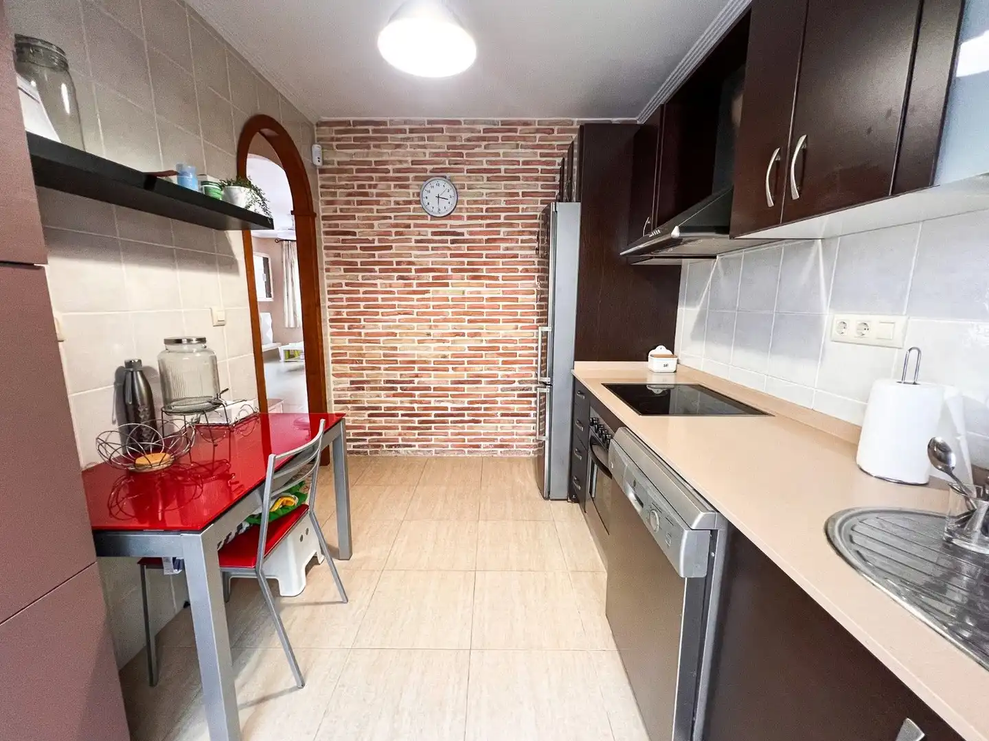 Cocina de Casa adosada en venta en Pilar de la Horadada con Aire acondicionado, Calefacción y Terraza