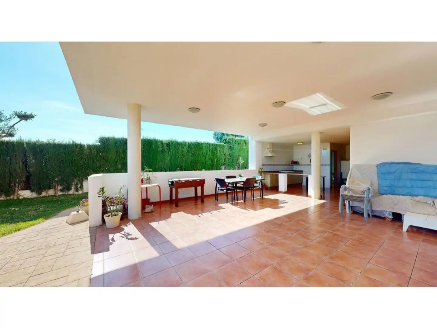 Terrassa de Casa o xalet en venda en Rocafort amb Jardí privat, Terrassa i Piscina