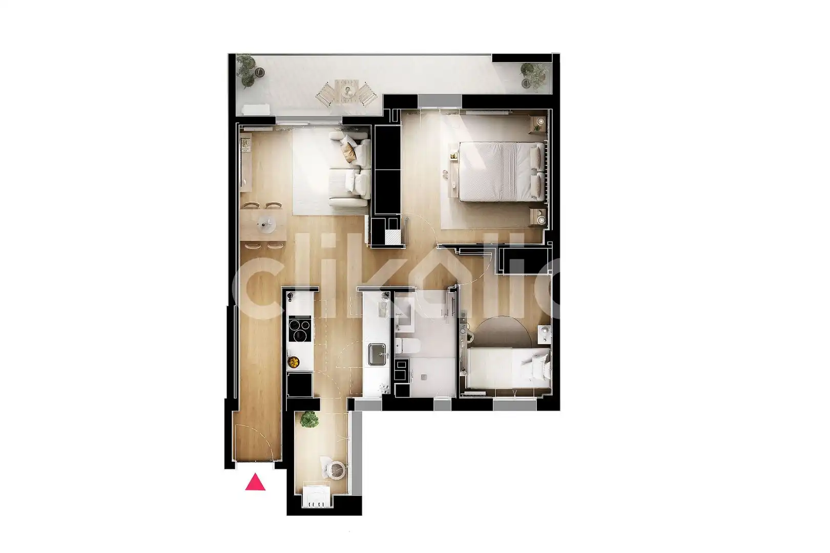 Flat for sale in Madrid  with Air Conditioner, Heating and Terrace