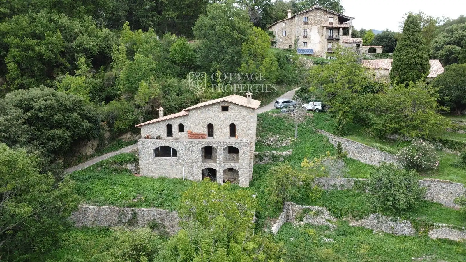 Vista exterior de Finca rústica en venda en Montagut i Oix