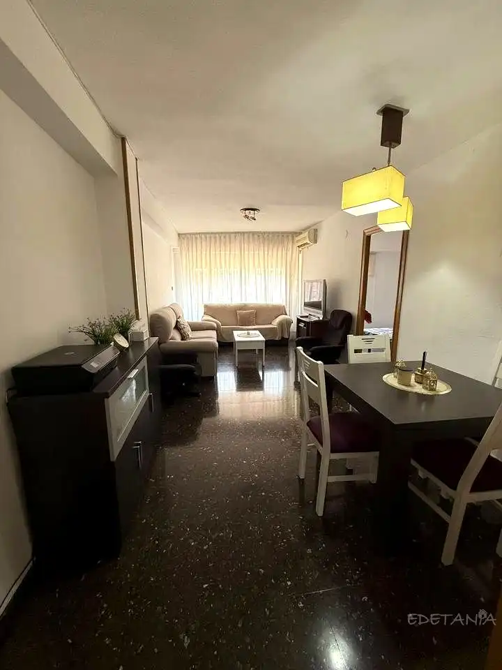 Living room of Flat for rent in Moncada  with Air Conditioner and Furnished