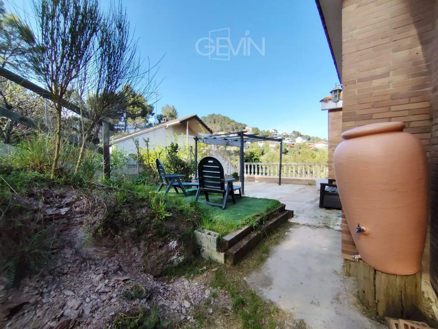Jardí de Casa o xalet en venda en Sentmenat amb Aire condicionat, Calefacció i Jardí privat