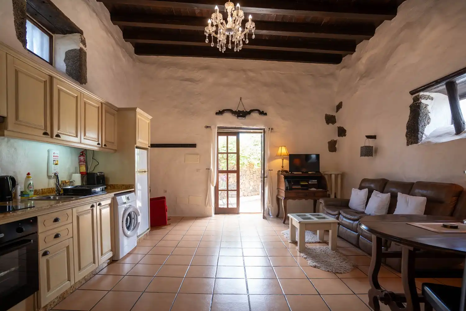 Sala de estar de Casa o chalet en venta en Teguise con Jardín privado, Terraza y Piscina