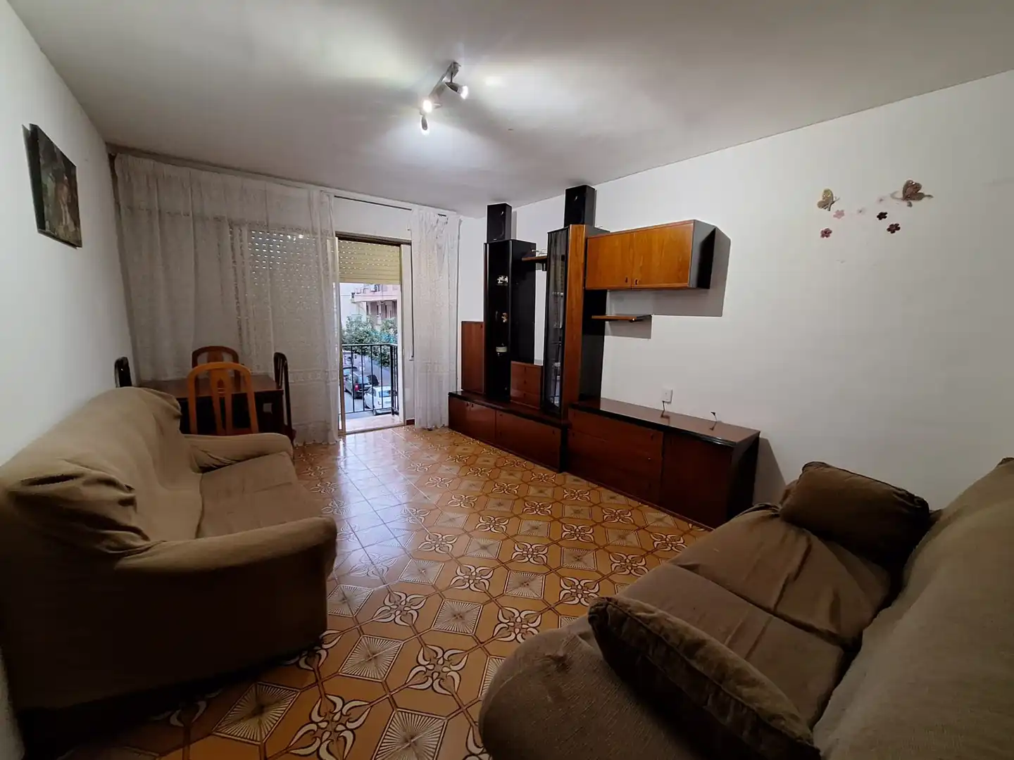 Sala d'estar de Pis en venda en Murcia amb Aire condicionat i Moblat