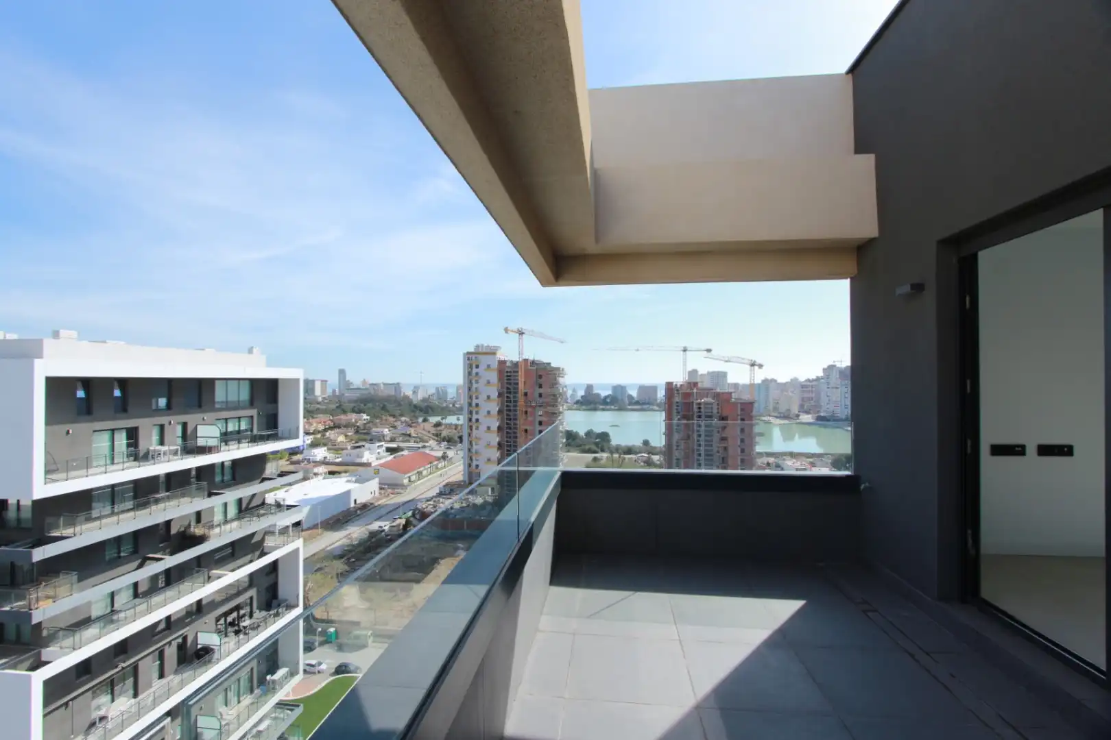 Balcony of Attic for sale in Calpe / Calp  with Air Conditioner, Heating and Private garden