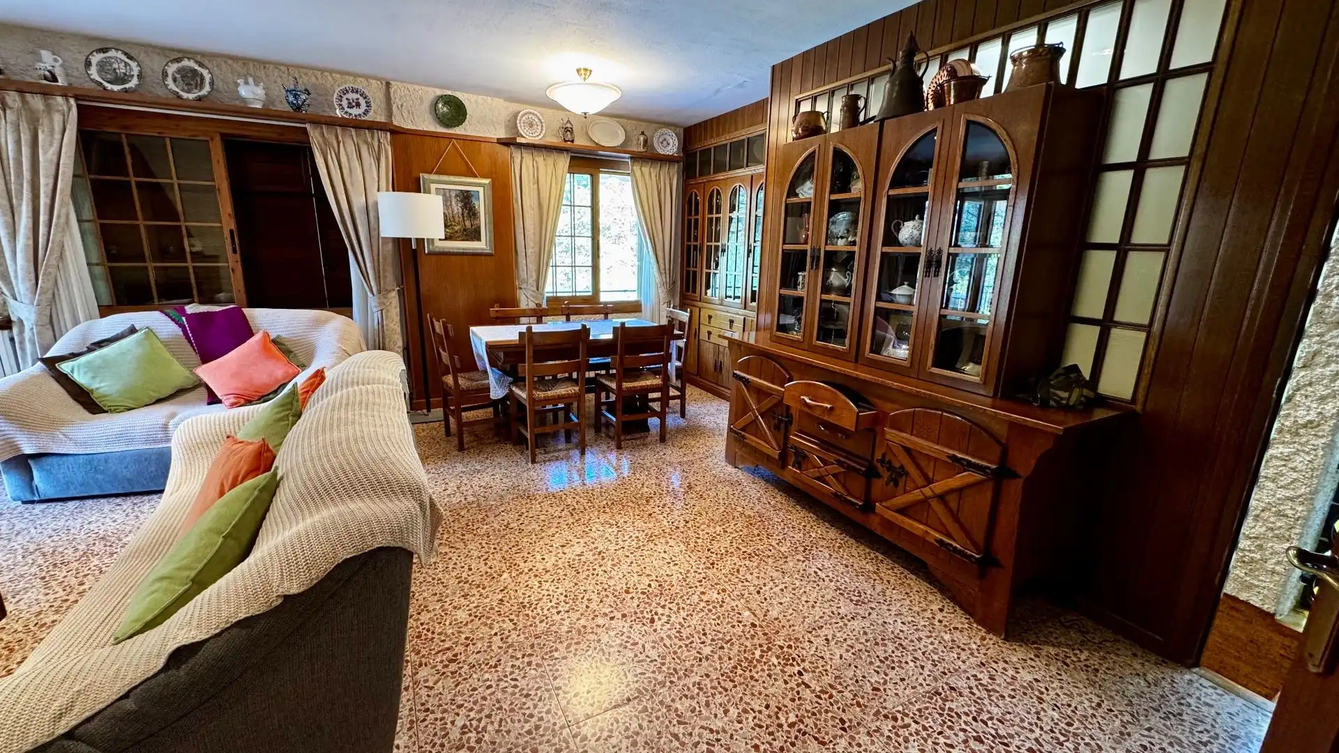 Sala de estar de Casa o chalet en venta en Vacarisses con Aire acondicionado, Calefacción y Jardín privado