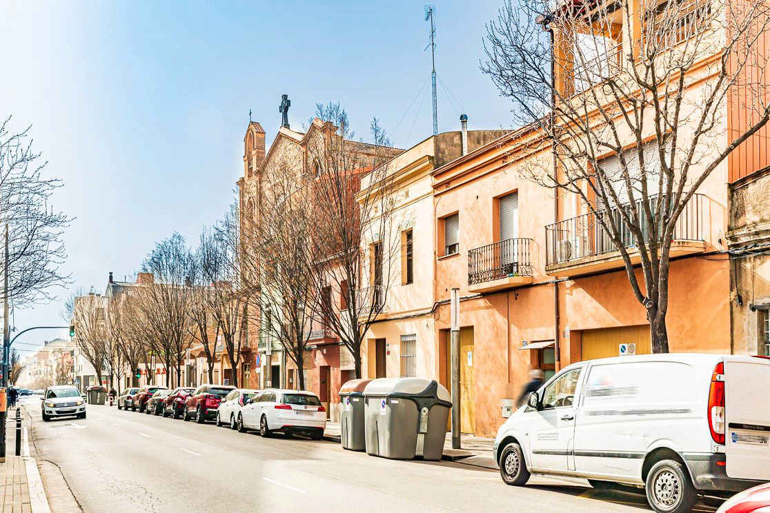 Vista exterior de Casa adosada en venda en Granollers