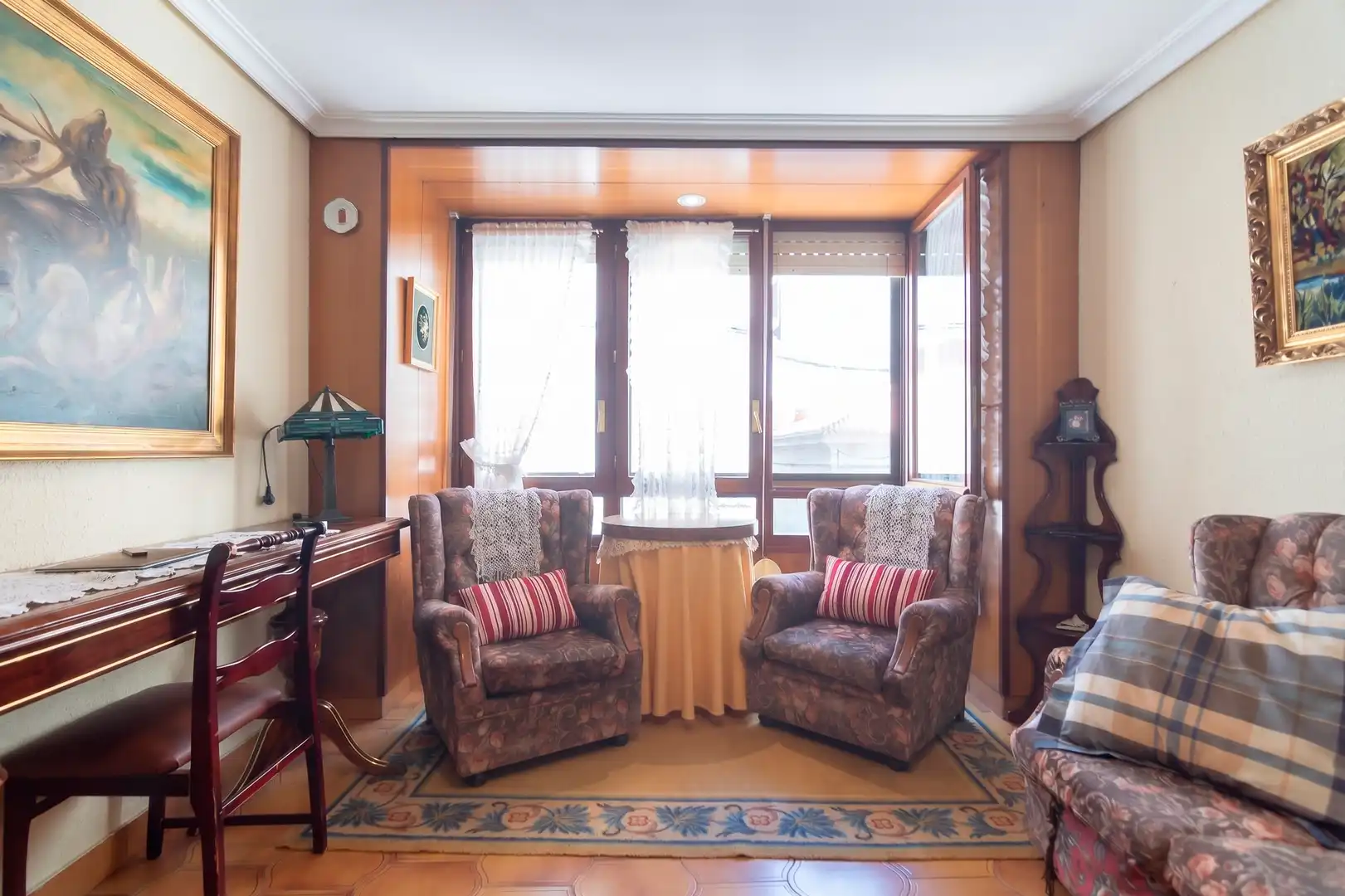 Living room of Houses for sale in Lerín  with Furnished and Balcony