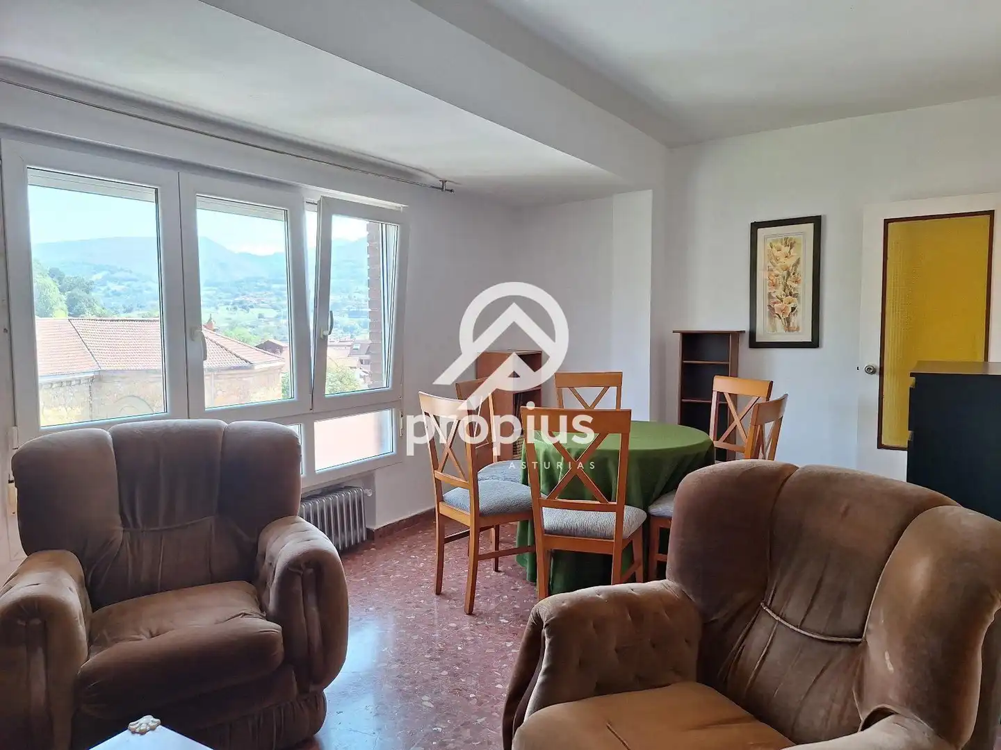 Living room of Flat for sale in Piloña  with Heating and Furnished
