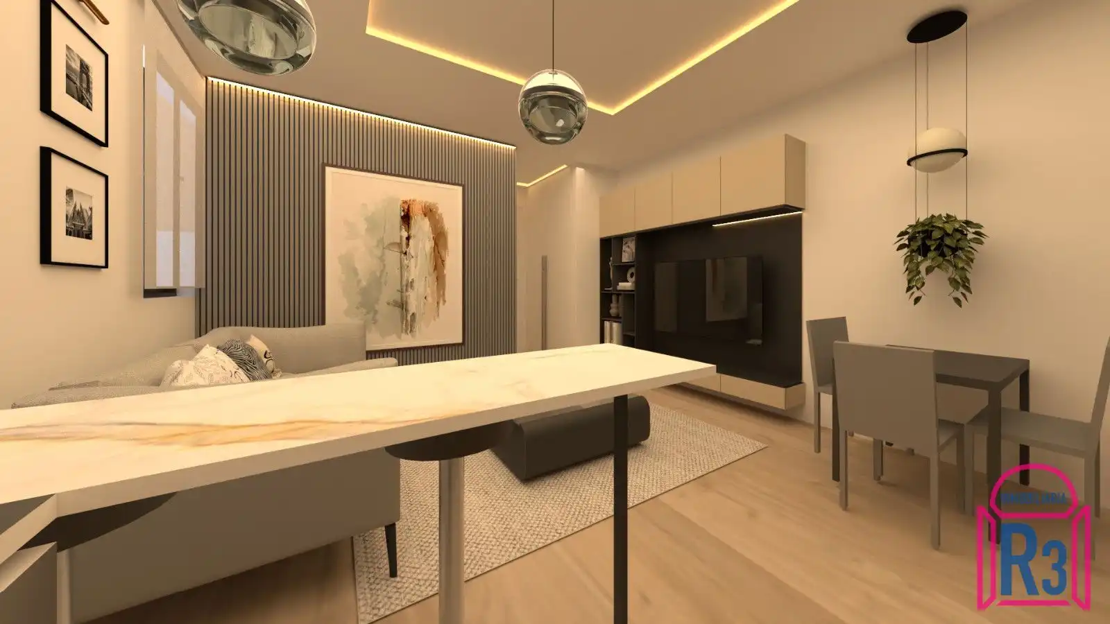 Sala de estar de Apartamento en venta en León Capital  con Calefacción