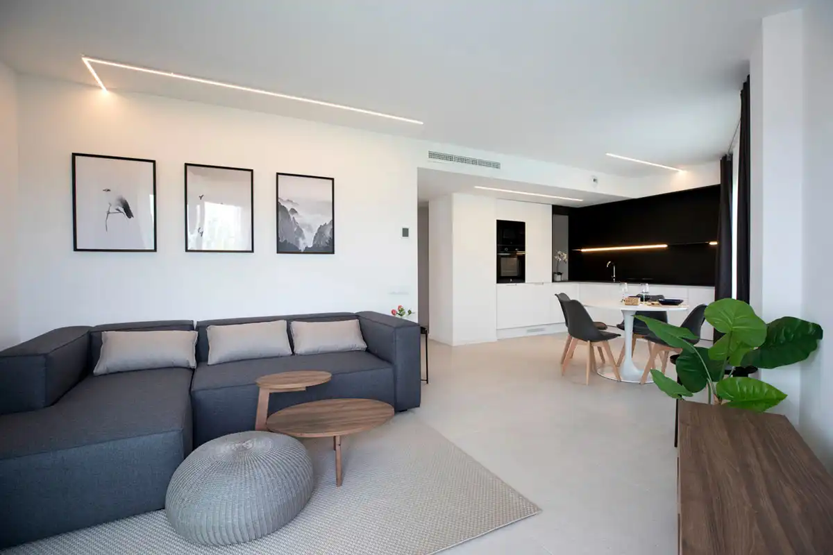 Sala de estar de Piso en venta en Abrera con Terraza, Trastero y Piscina comunitaria