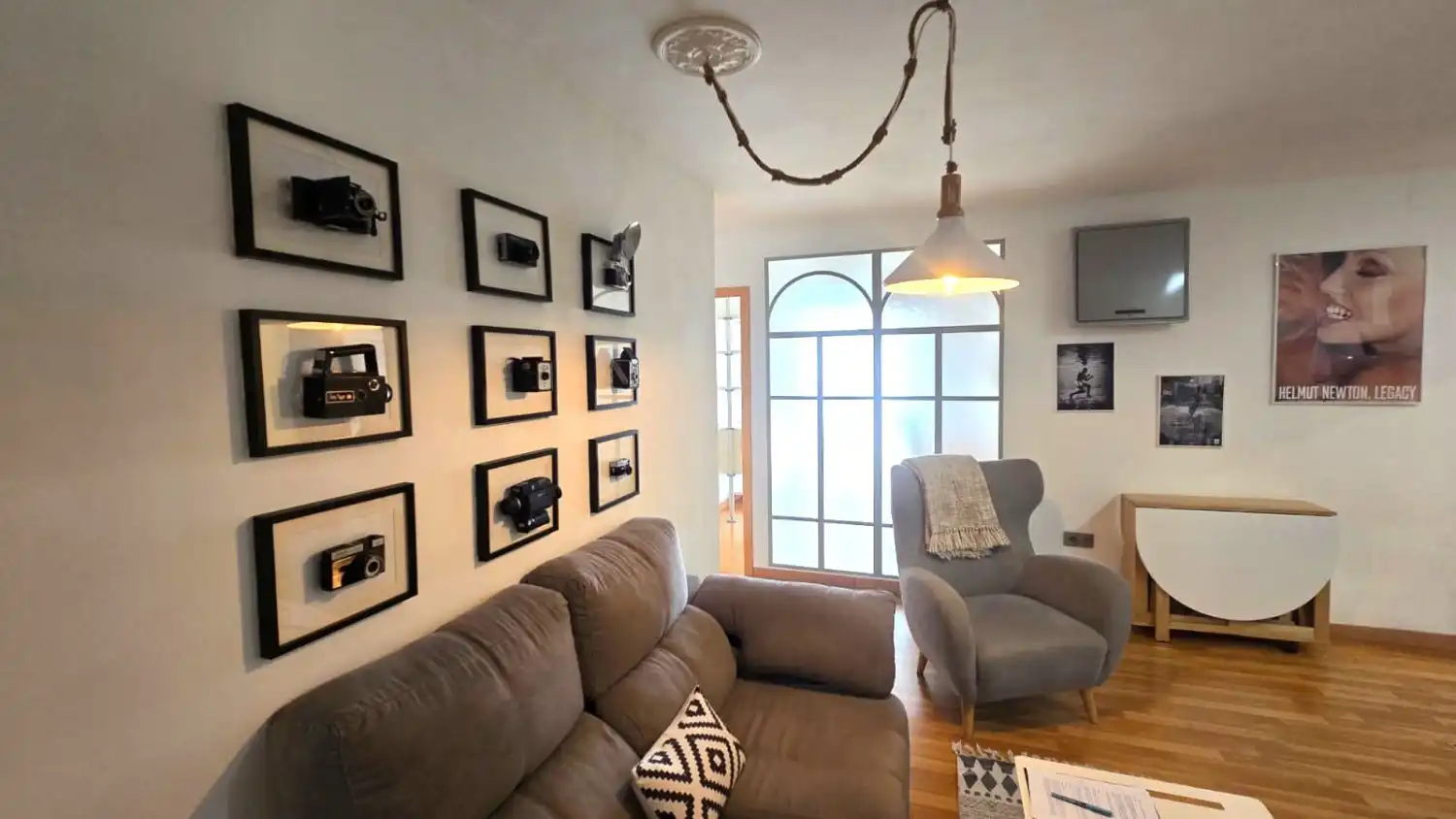 Sala de estar de Piso de alquiler en Castellón de la Plana / Castelló de la Plana con Aire acondicionado y Terraza