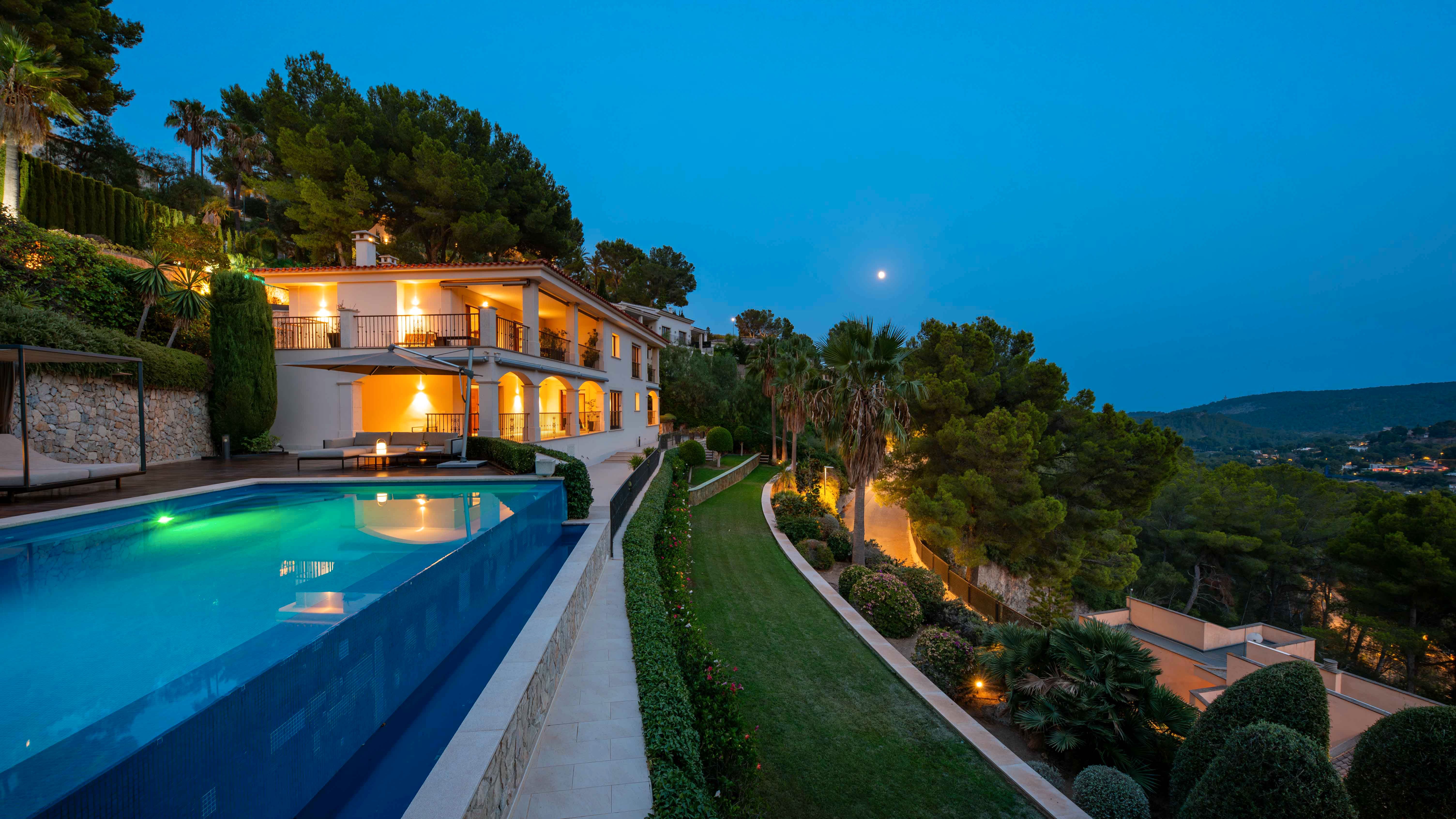 Jardí de Casa o xalet en venda en  Palma de Mallorca amb Aire condicionat i Piscina