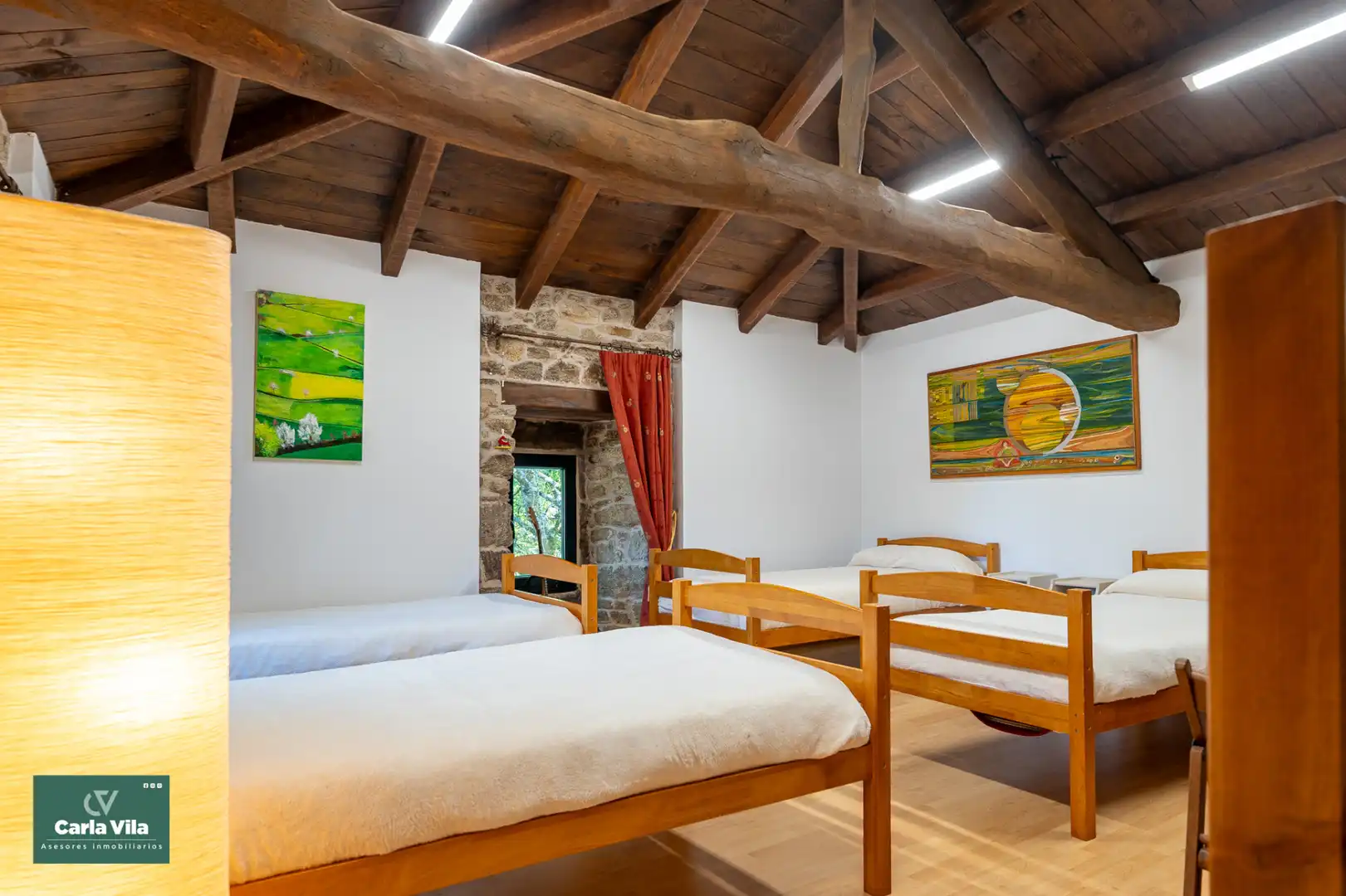Bedroom of Country homes for sale in Guitiriz  with Heating, Private garden and Parquet flooring