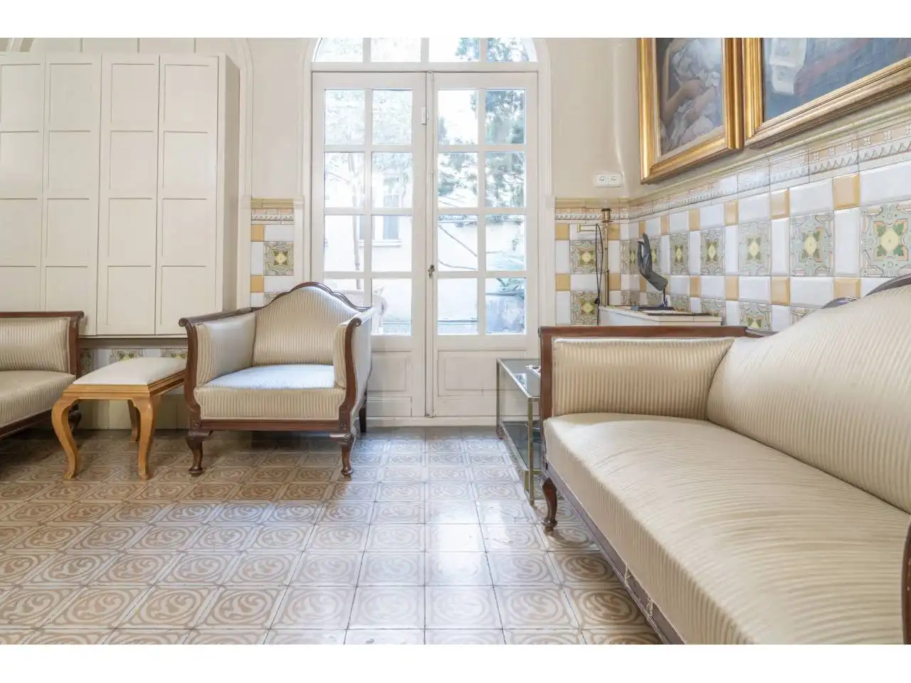 Sala d'estar de Casa o xalet de lloguer en Sabadell amb Calefacció, Jardí privat i Terrassa