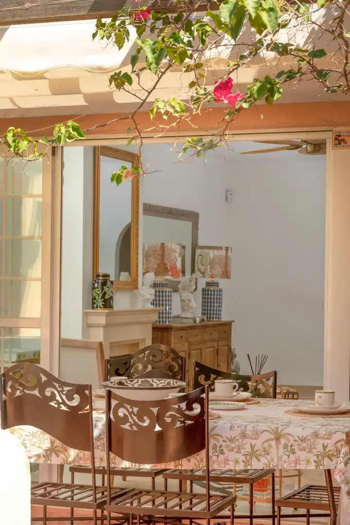Dining room of Detached homes for rent in Marbella  with Air Conditioner, Terrace and Storage room