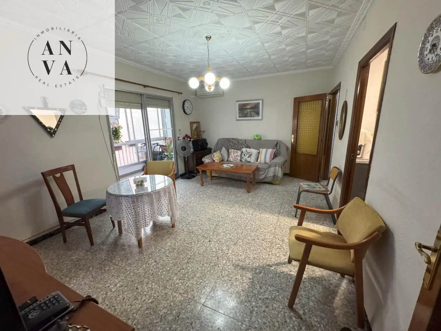 Sala d'estar de Pis en venda en Alicante / Alacant amb Aire condicionat, Moblat i Balcó