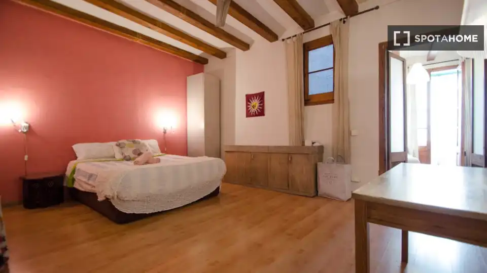 Habitación de Piso de alquiler en Barcelona con Aire acondicionado, Calefacción y Amueblado
